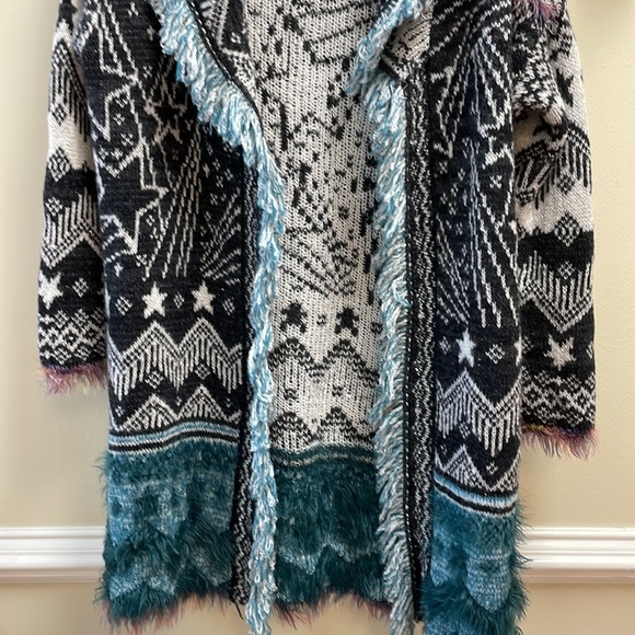 New Women’s Pilcro Intarsia Cardigan Sweater By Anthropologie!!🔥🔥🔥 - Picture 4 of 12